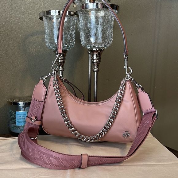 Tory Burch Handbags - Women's Small Mercer Nylon Shoulder Bag